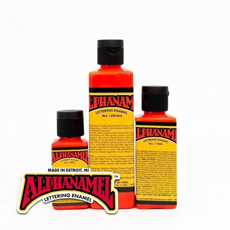 Alphanamel Electroshock Red
