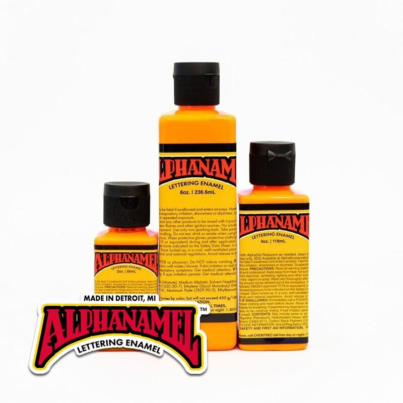 Alphanamel Electroshock Orange Alphanamel Electroshock Orange