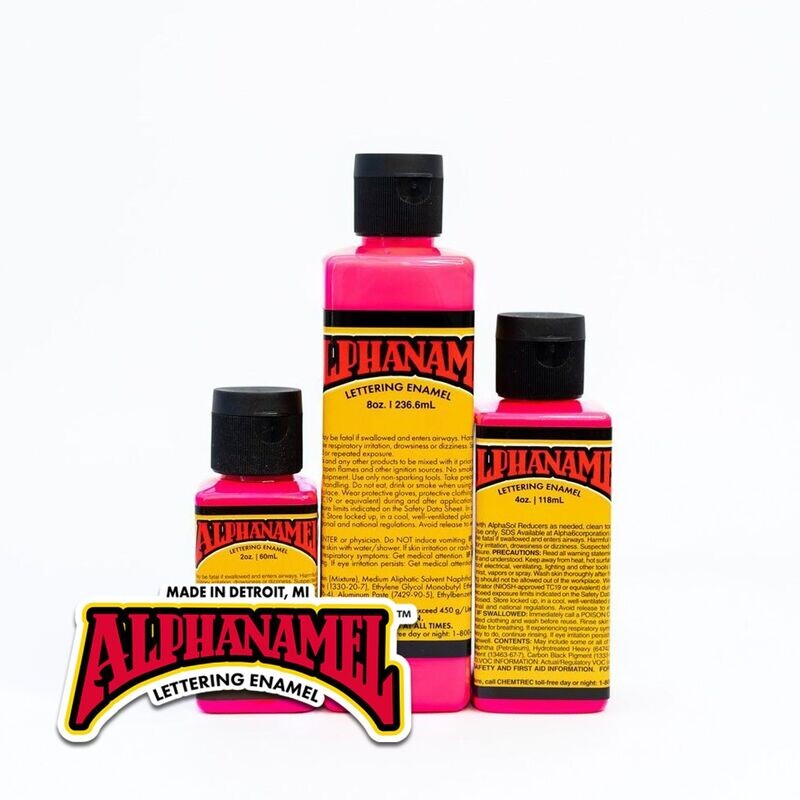 Alphanamel Electroshock Pink