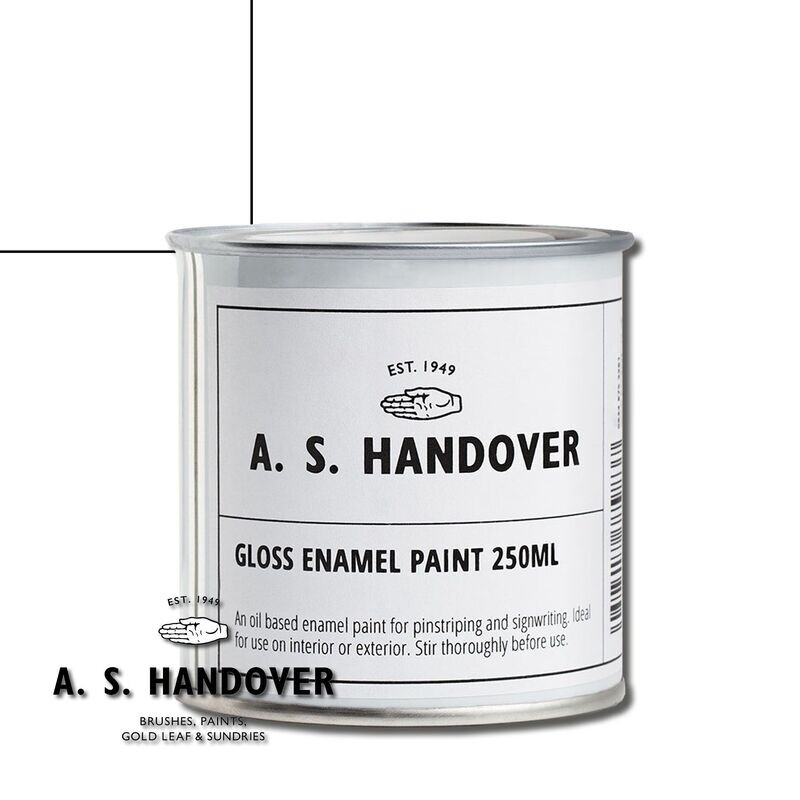 Signwriting & Pinstriping Enamel, White, gloss Signwriting & Pinstriping Enamel, White, gloss