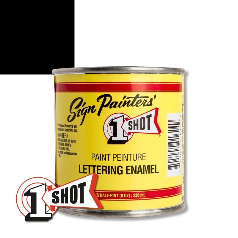 1Shot 199 Lettering Black