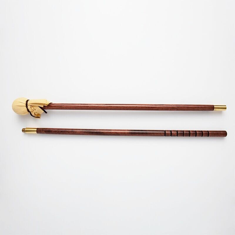 2 Piece Wooden Mahl Stick (with Ball and Leather) 2 Piece Wooden Mahl Stick (with Ball and Leather)