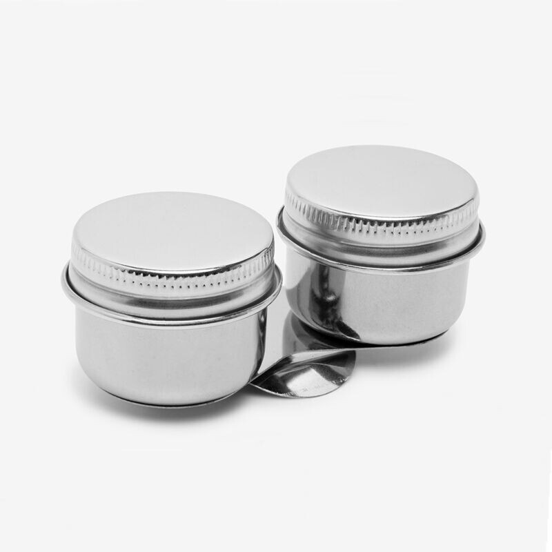 Artist Dipper & LID DOUBLE : 2 x 1.5in, clips on to palette Artist Dipper & LID DOUBLE : 2 x 1.5in, clips on to palette