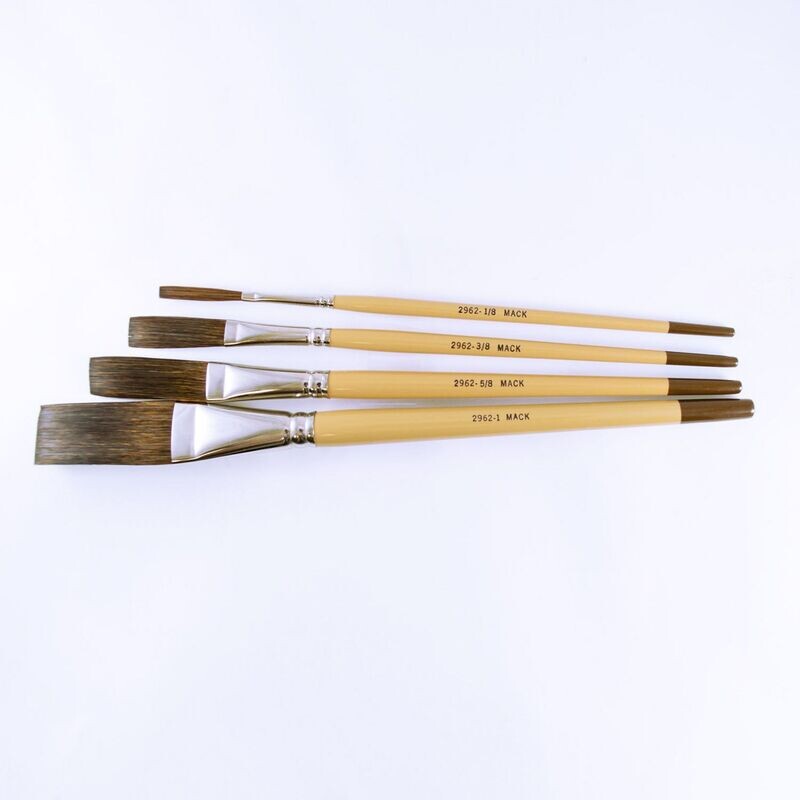 One Stroke Flat Lettering Brush 2962