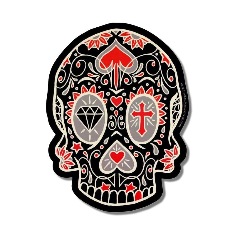 DAY OF THE DEAD SKULL black