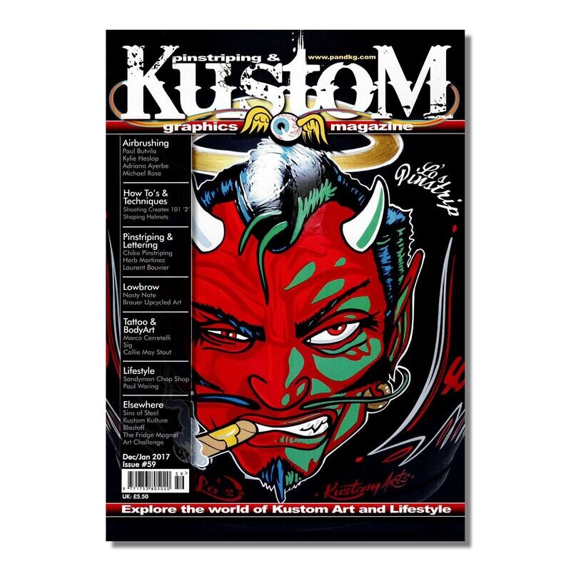 Pinstriping and Kustom Graphics Magazine Issue 59 Pinstriping and Kustom Graphics Magazine Issue 59