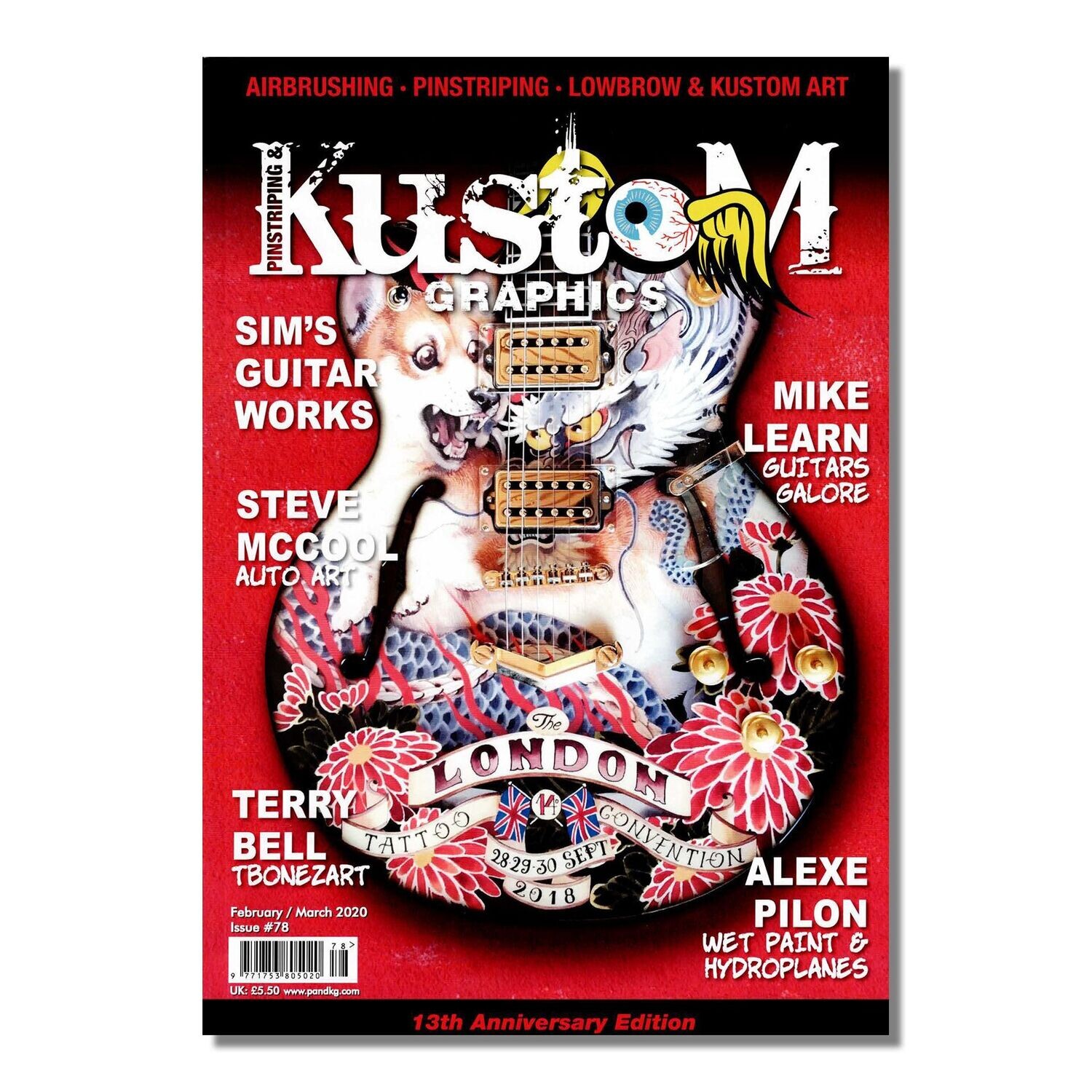 Pinstriping and Kustom Graphics Magazine Issue 78