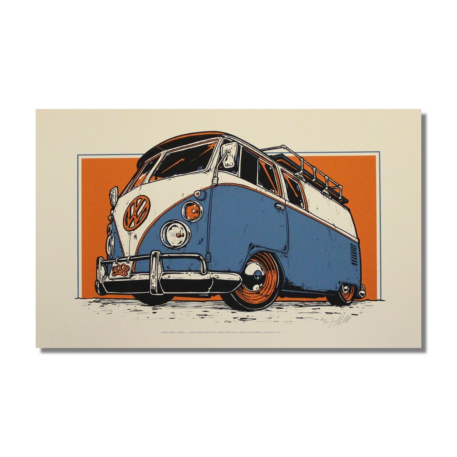 VW BUS - ORANGE'N'BLUE