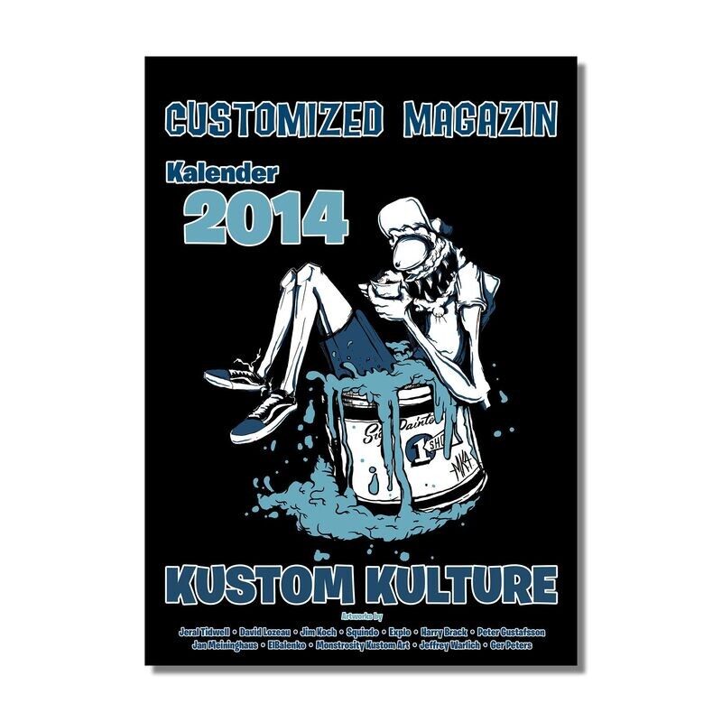 Customized Magazin Kalender 2014 KUSTOM KULTURE