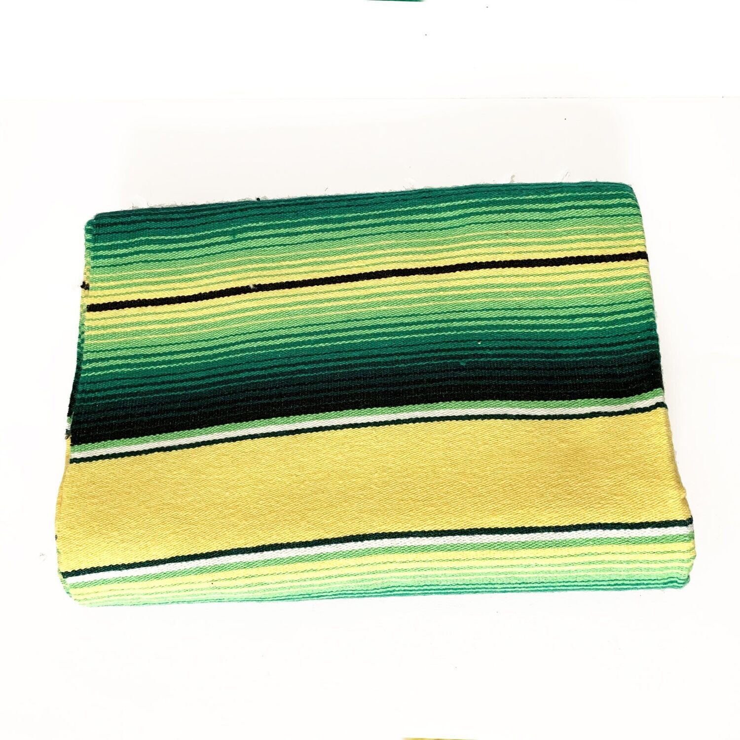 Mexikanische Decke Serape - yellow green