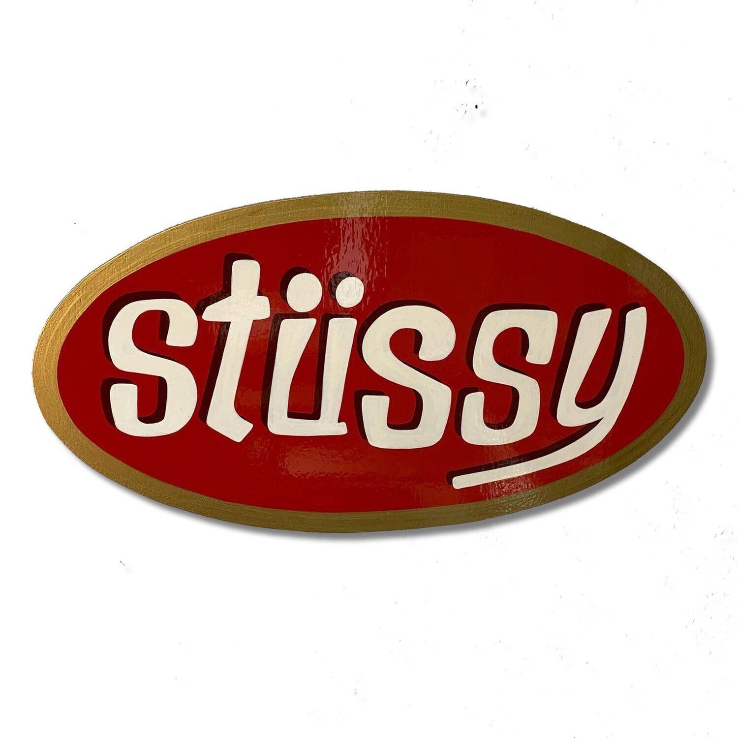 Wooden Stüssy Sign