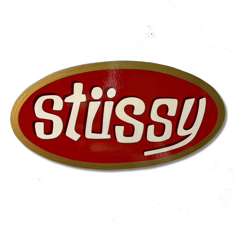 Wooden Stüssy Sign