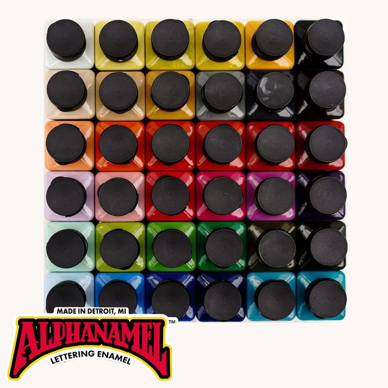 Alphanamel Monster Pack (36 Farben) 60ml Alphanamel Monster Pack (36 Farben) 60ml