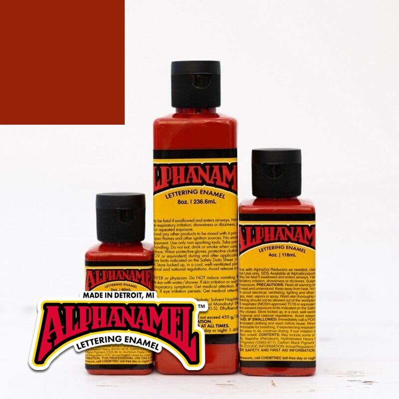 Alphanamel Vermilion