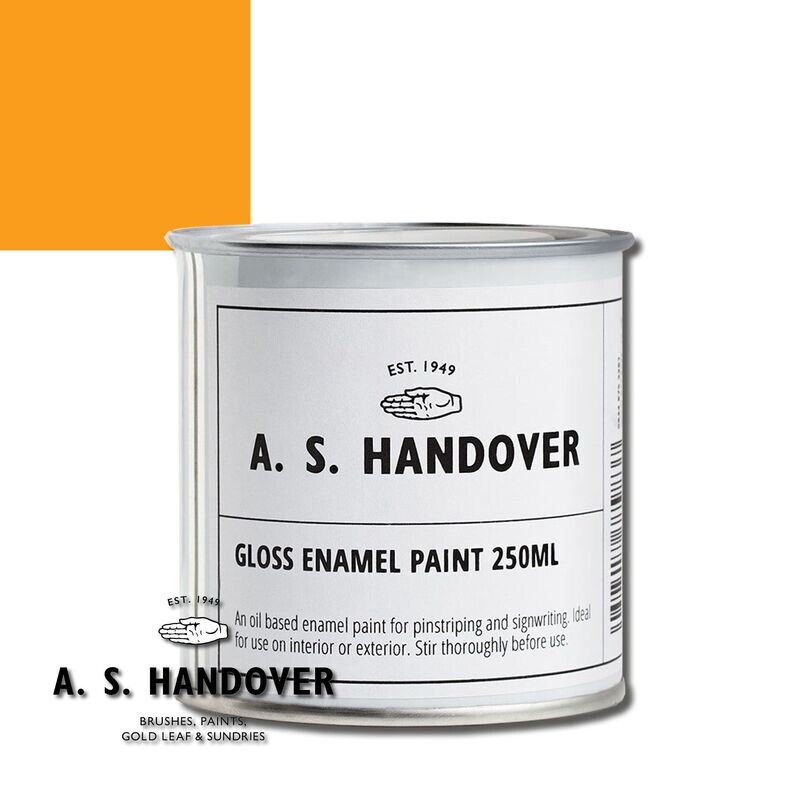Signwriting & Pinstriping Enamel, Tangerine Orange, gloss Signwriting & Pinstriping Enamel, Tangerine Orange, gloss