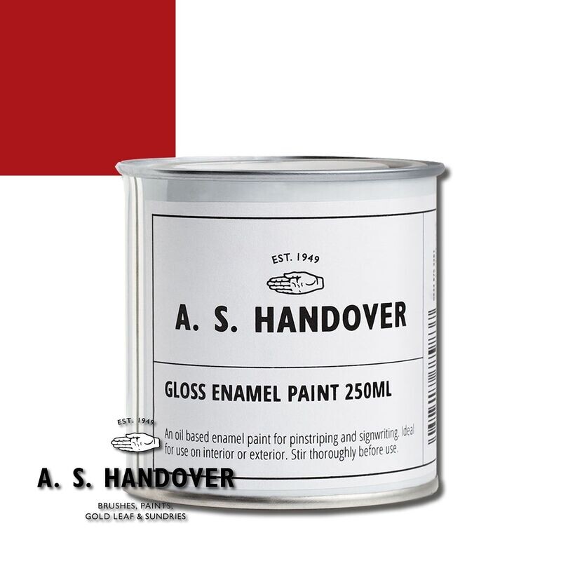 Signwriting & Pinstriping Enamel, Signwriter's Red, gloss Signwriting & Pinstriping Enamel, Signwriter's Red, gloss