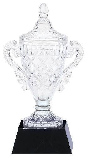 Crystal Vase On Black Base