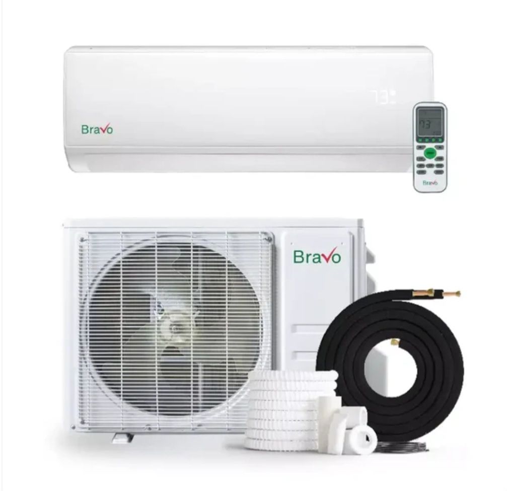 36000 BTU 230V Mini Split AC Wall Mounted Bravo Series Heat Pump Wifi