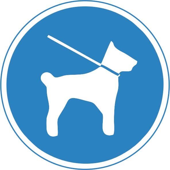 Aufkleber Aufkleber "Hunde an der Leine"