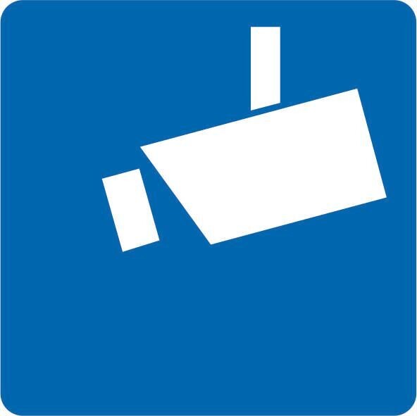 Aufkleber Aufkleber "Videoüberwachung"