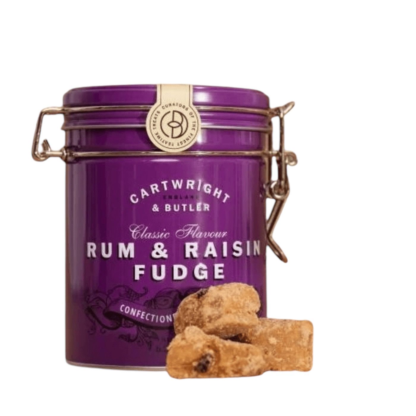 Rum &amp; Raisins Fudge Luxury Tin