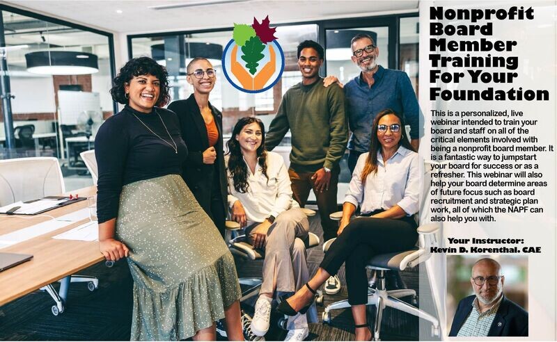 Nonprofit Board Member Training For Your Foundation (Member)