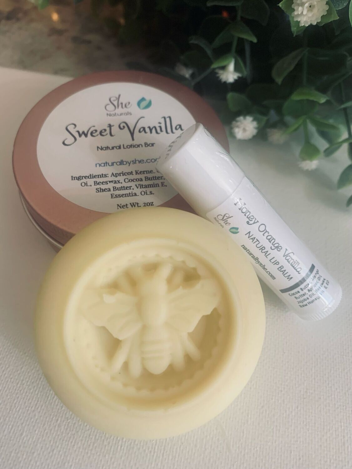 LIP BALM/LOTION BAR SET