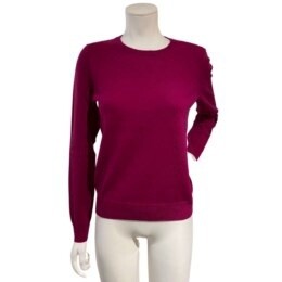 ORGANIC CASHMERE KNITTED PULLOVER