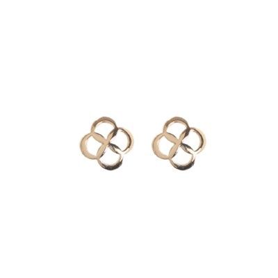 BEBLUE Boucles d&#39;oreilles Rosace BO1425-GLD