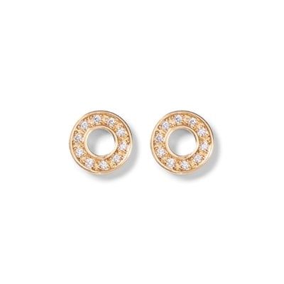 BEBLUE Boucles d'oreilles Cercle de vie BO1416-GLD