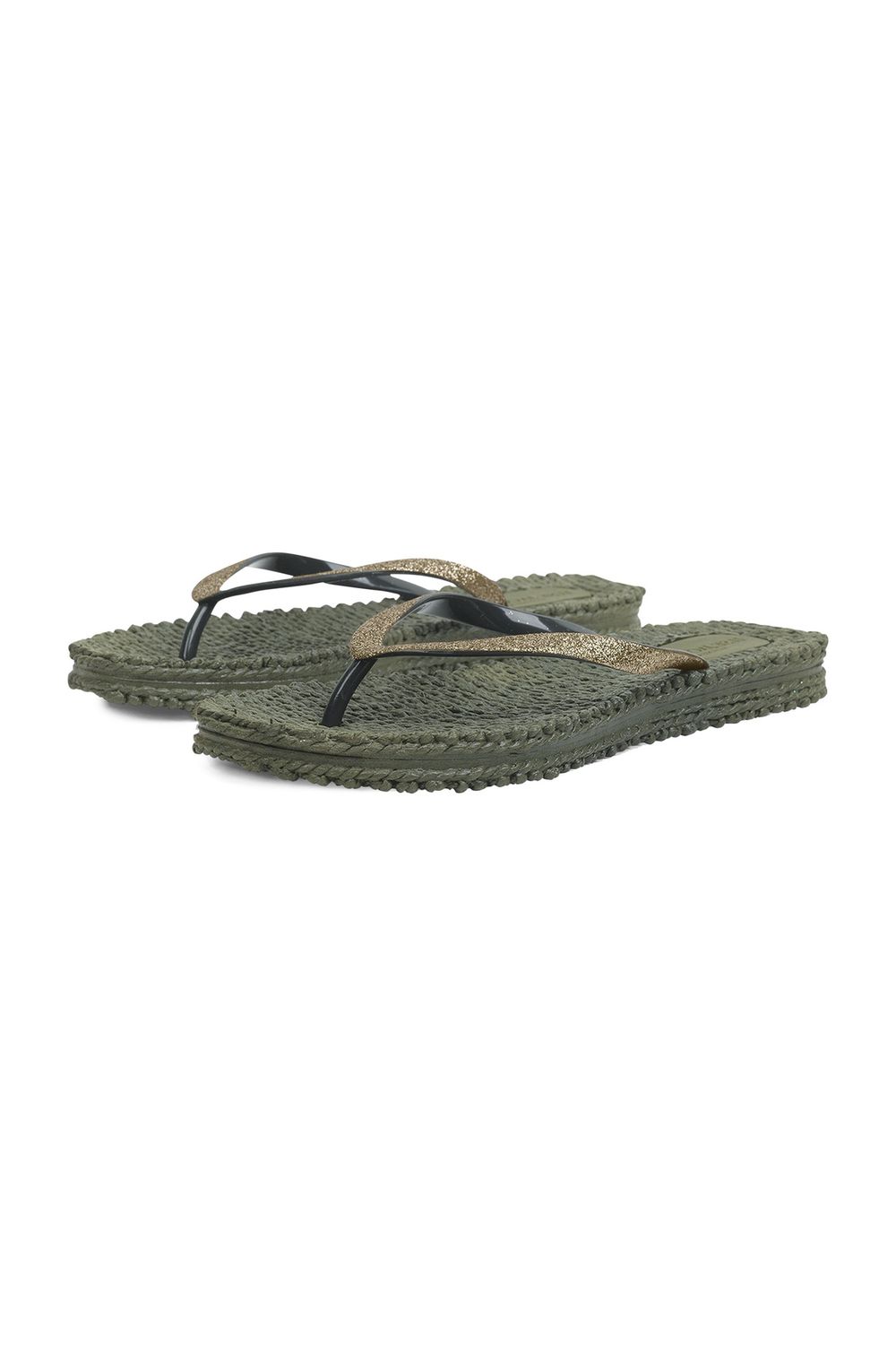 ILSE JACOBSON Flipflops CHEERFUL01, Colour: Army, Size: 36