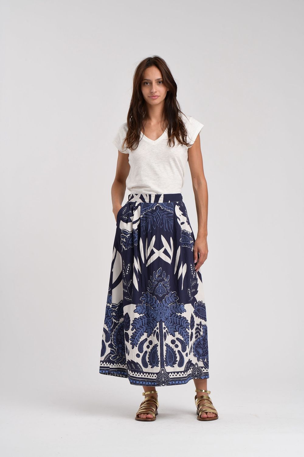 LA FÉE MARABOUTÉE Jupe Dalo-P, Colour: Bleu, Size: 36