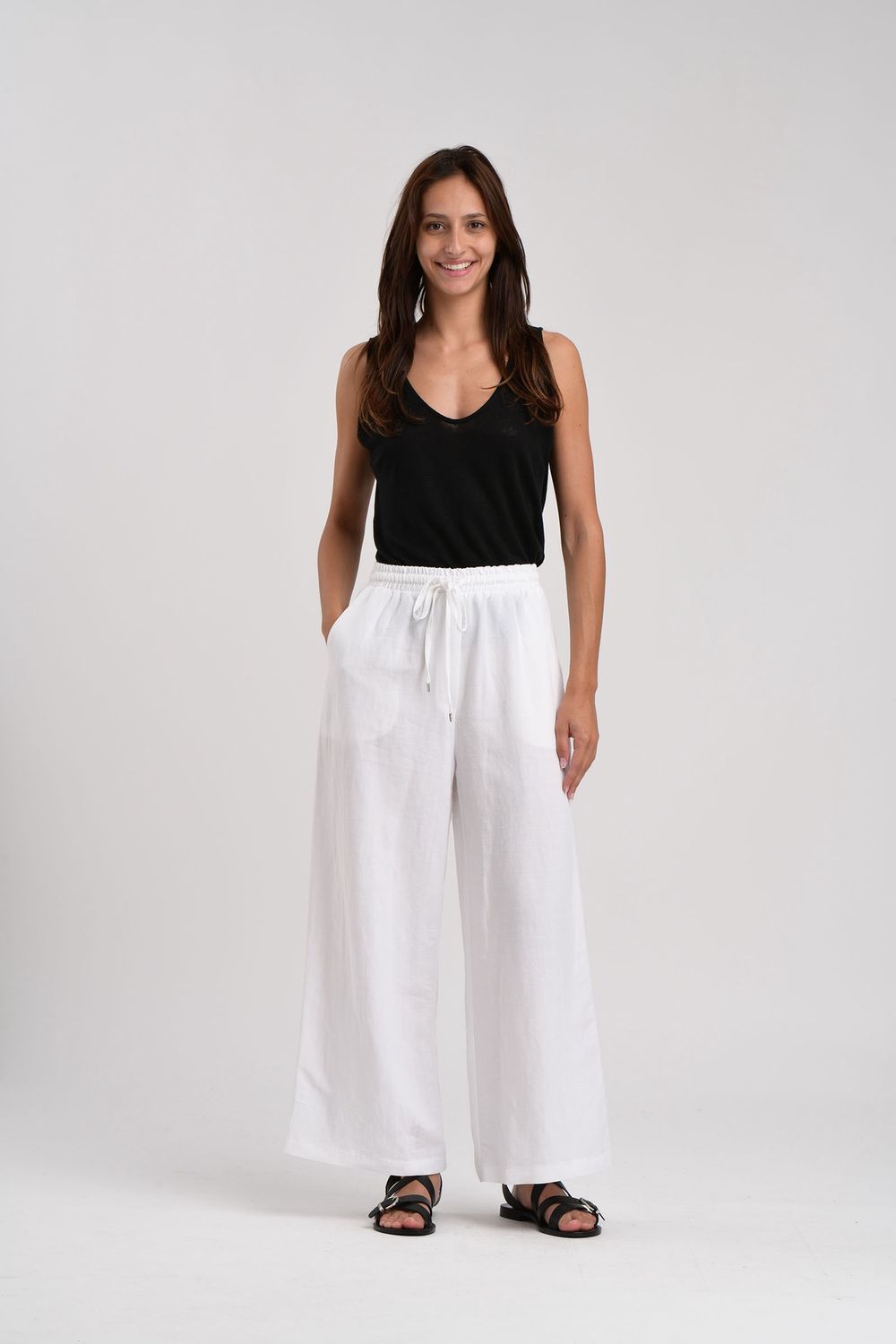 LA FÉE MARABOUTÉE Pantalon de lin FJ-PA-BACCHIO-V