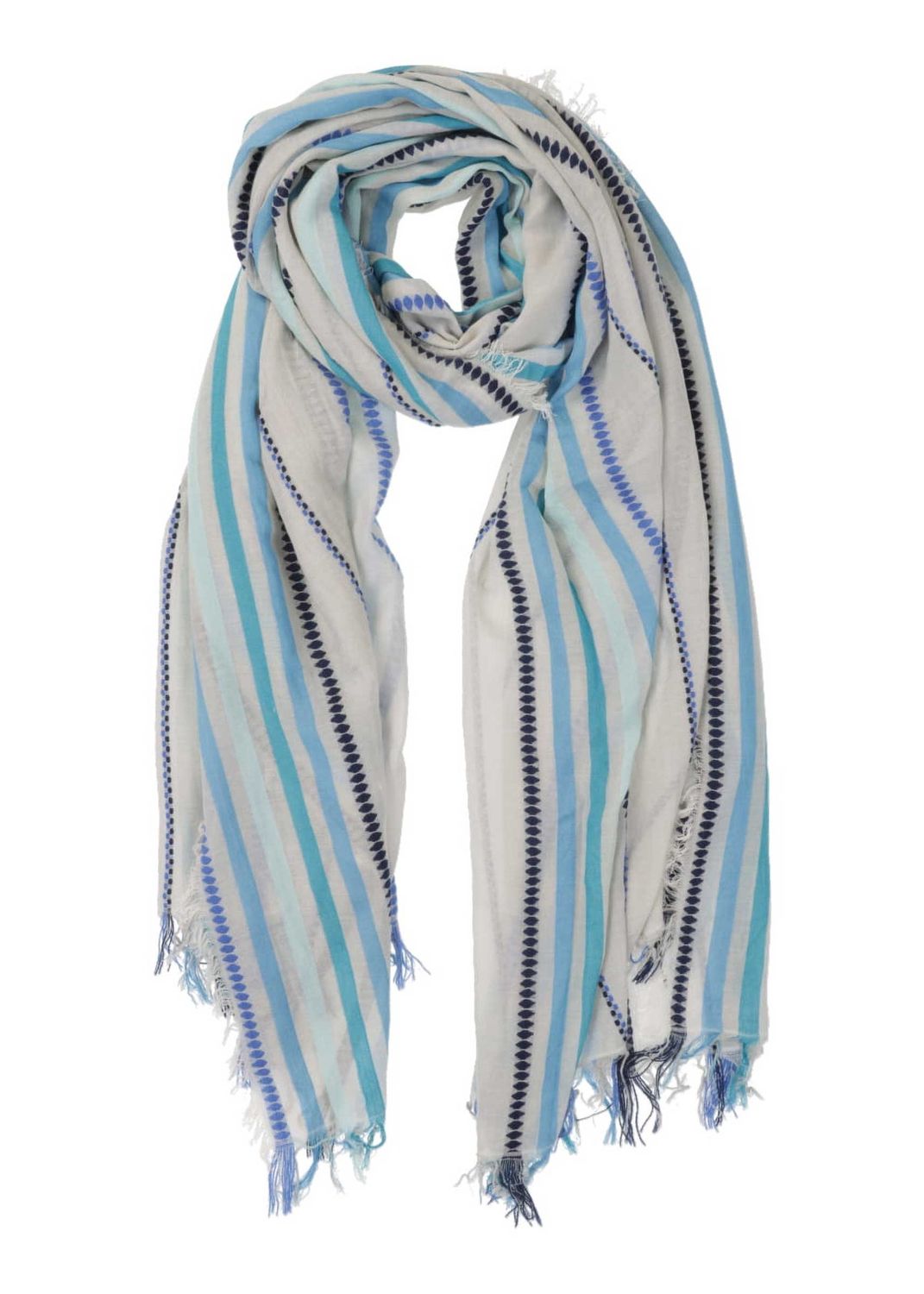 LA FÉE MARABOUTÉE Foulard FJ-AT-DANMARK, Colour: 1555-BLEU TURQUOISE