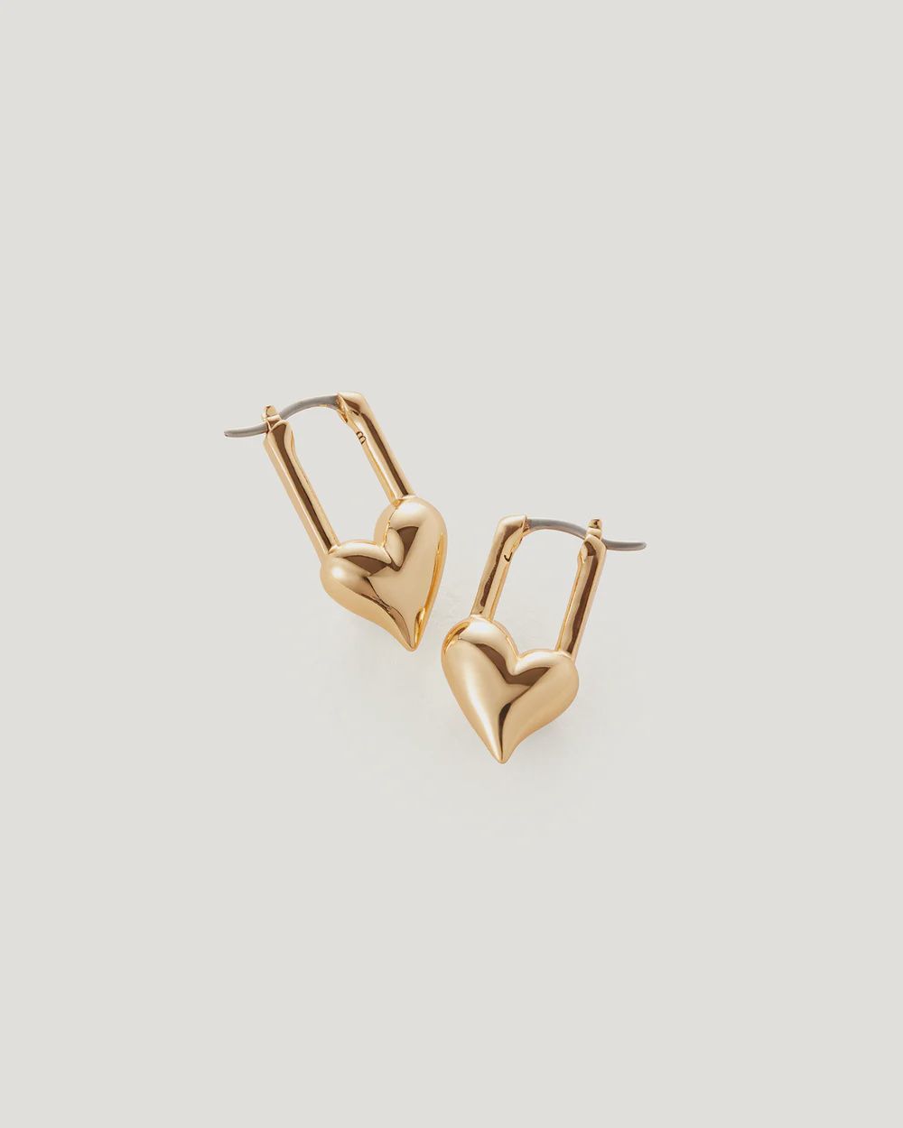 JENNY BIRD Boucles d’oreilles Huggie coeur cadenas JB3424, Material: Or (HPG)