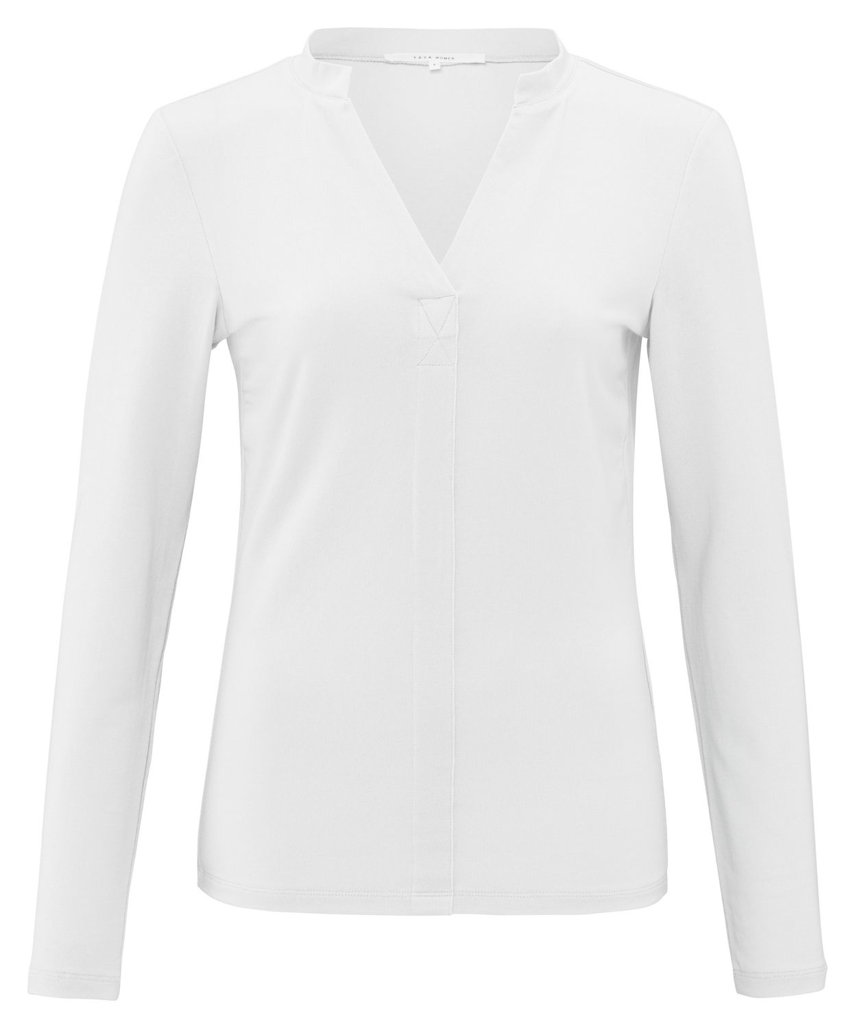 YAYA T-shirt Henley 01709258