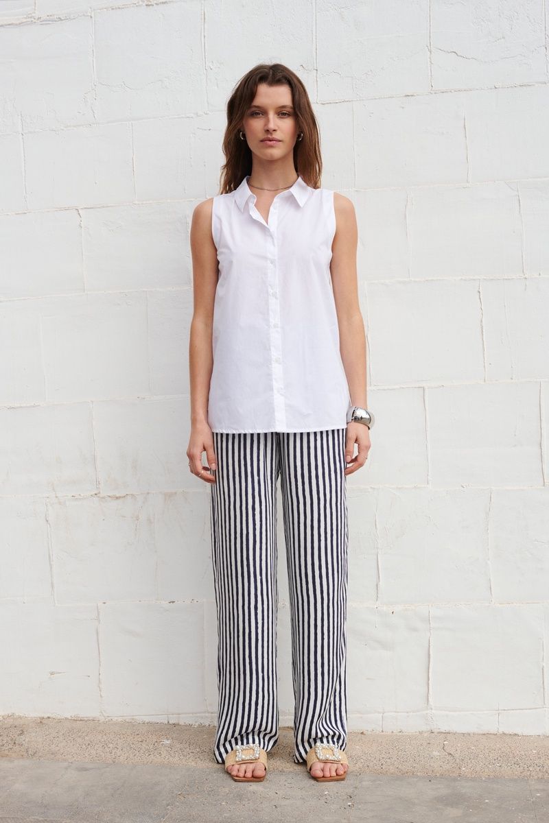 PRINCESS Pantalon à rayures bleues 242120720