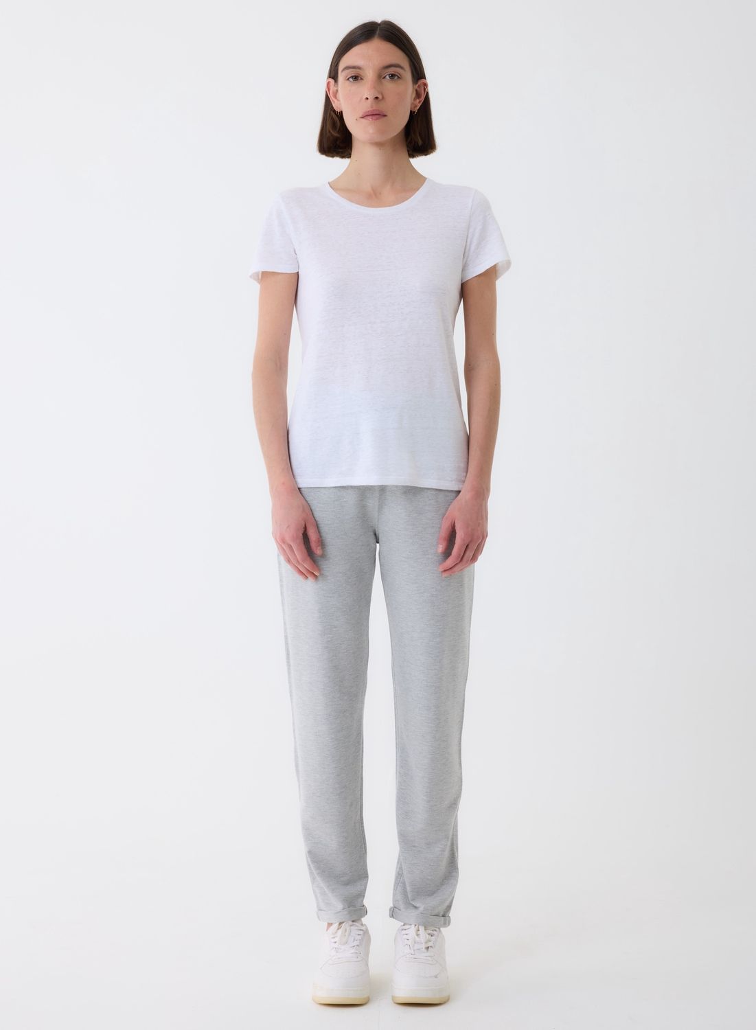 MAJESTIC FILATURES T-shirt lin M011FTS162
