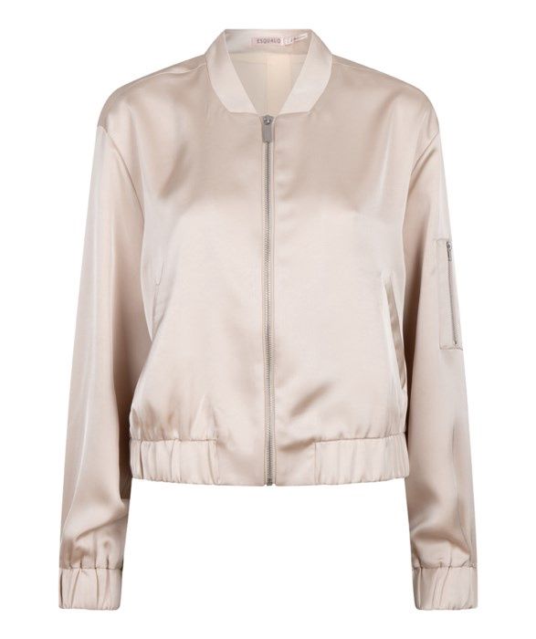 ESQUALO Veste Bomber Satin SP2528002, Colour: Sable, Size: 4