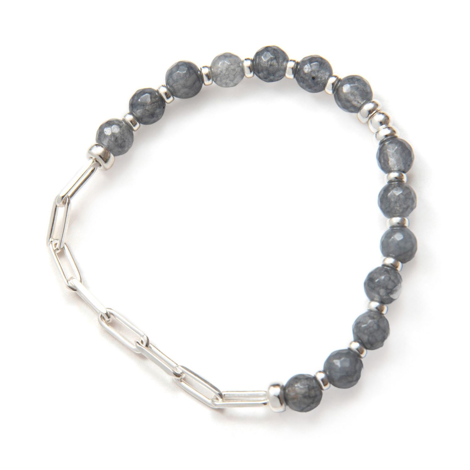 BEBLUE Bracelet Be Effortless Argent - Happy In Grey BBEFFORT-HG