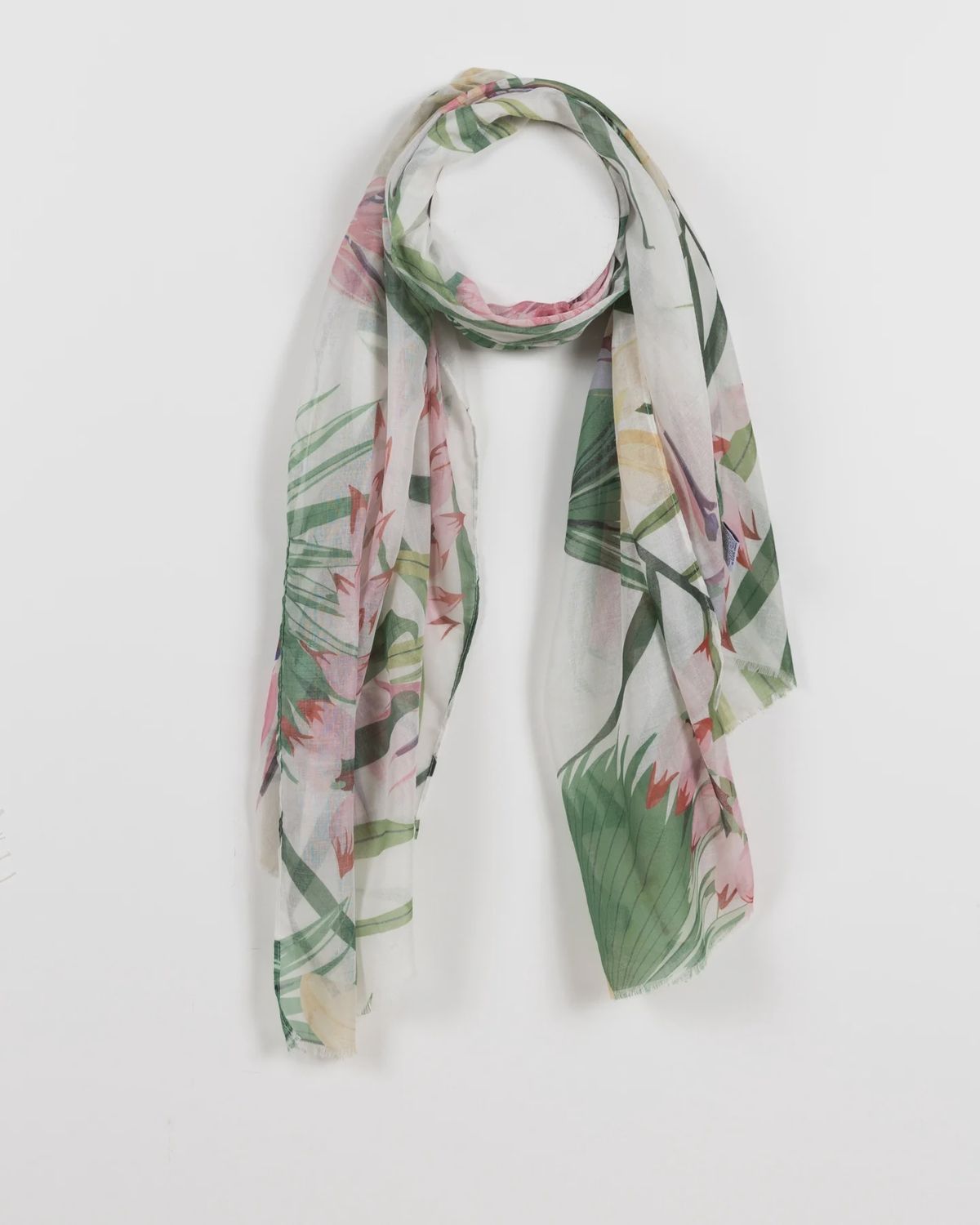 IH Écharpe légère fleurs tropicales PC660110217
