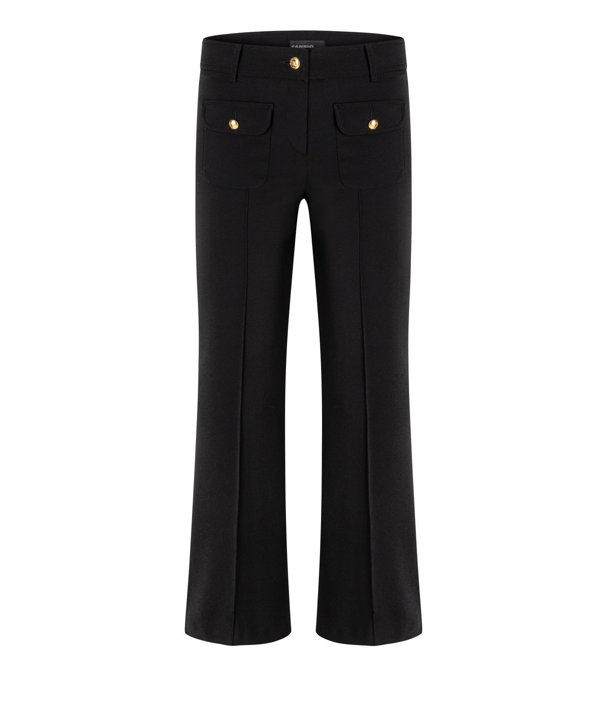 CAMBIO Farah patched pocket pant 6111FA25_0427A00J, Colour: Black, Size: 32