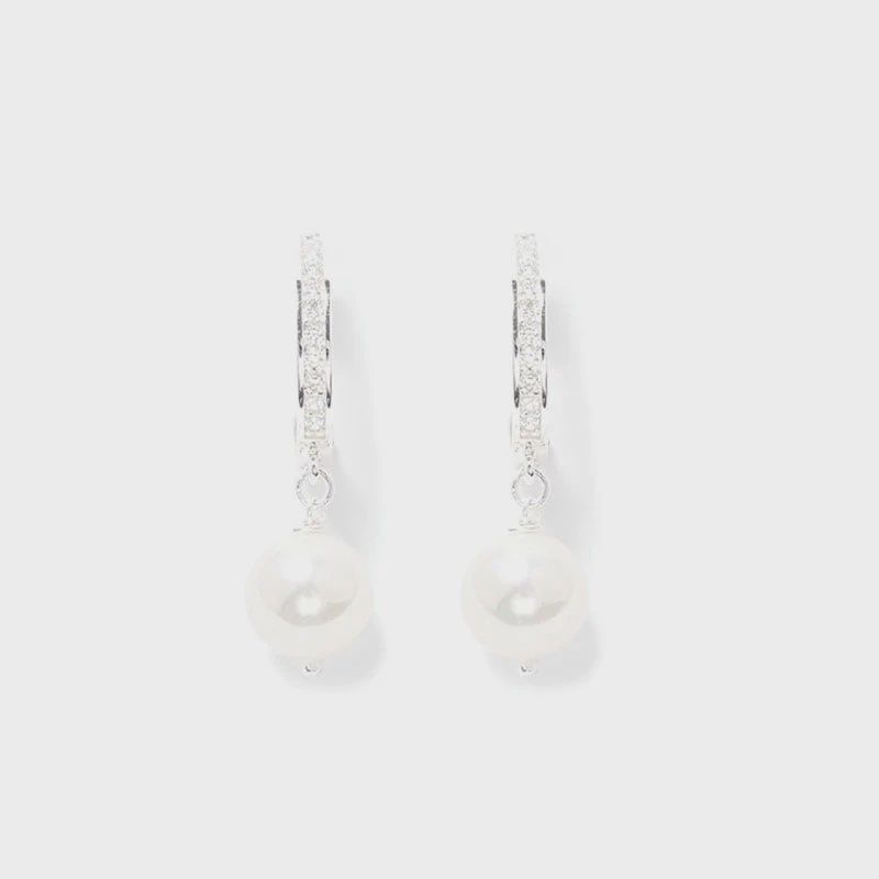 BEBLUE Silver earings BO1414-W