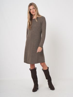 REPEAT 100% Wool Sweater Dress 300437