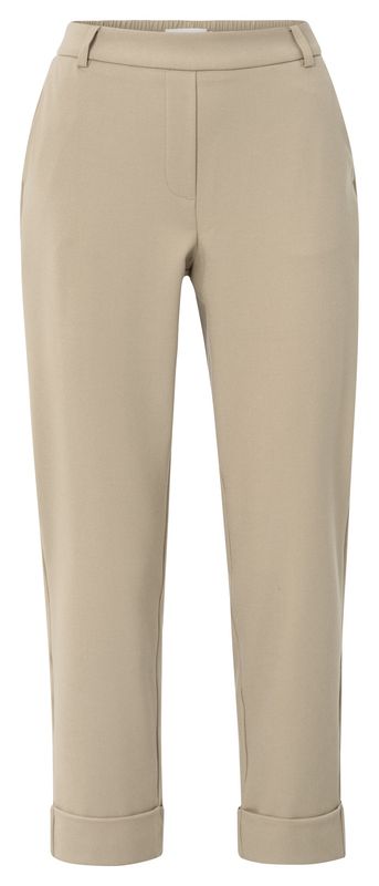 YAYA Pants with Elastic Waist, Pockets &amp; Turned‑Up Hem 01301076_508