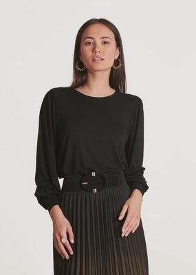 LA FÉE MARABOUTÉE T-shirt ample à manches longues en modal FK-TS-EKEKO_700