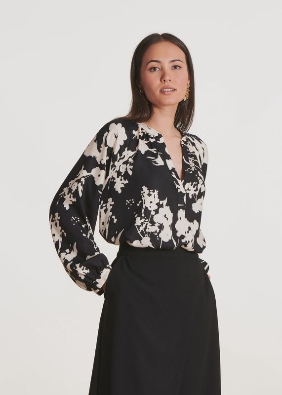 LA FÉE MARABOUTÉE – Loose-fit printed top FK-TO-ELVISO-F_937