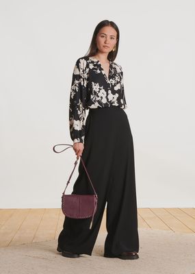 LA FÉE MARABOUTÉE – Loose-fit printed top FK-TO-ELVISO-F_937