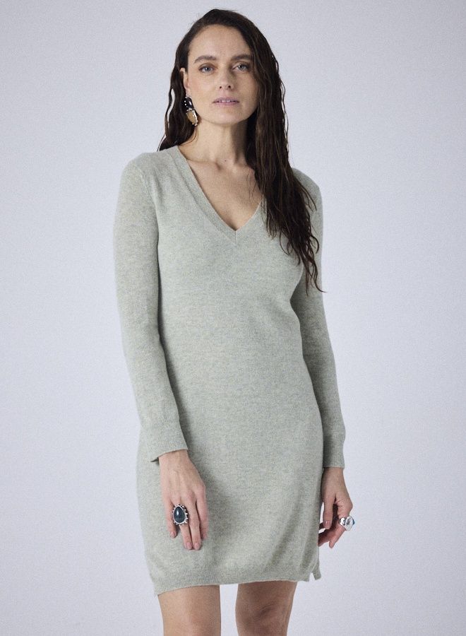 NOTSHY – V-neck Cashmere Dress Bonnie 4702503C