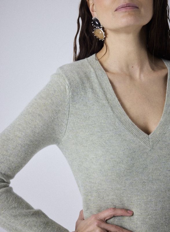 NOTSHY – V-neck Cashmere Dress Bonnie 4702503C
